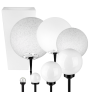LED Garden Balls and Planters
